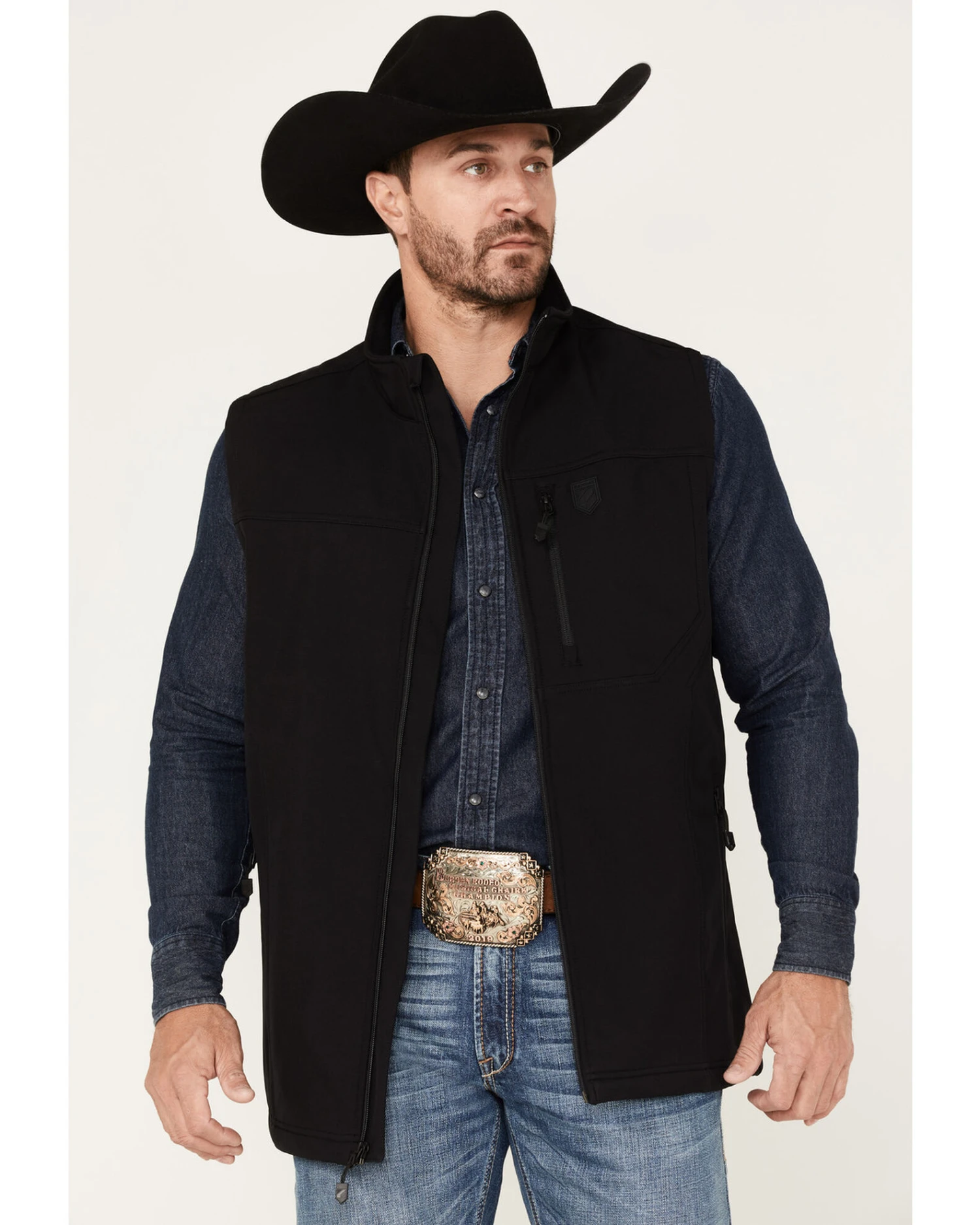 RANK 45 Men's Hadwick Softshell Vest - Image 3