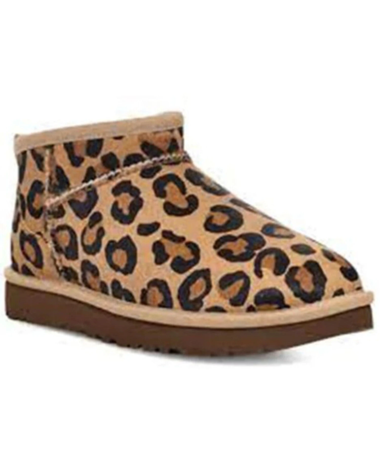 UGG Women's Leopard Print Classic Ultra Mini Spotty Boots - Round Toe - Image 6