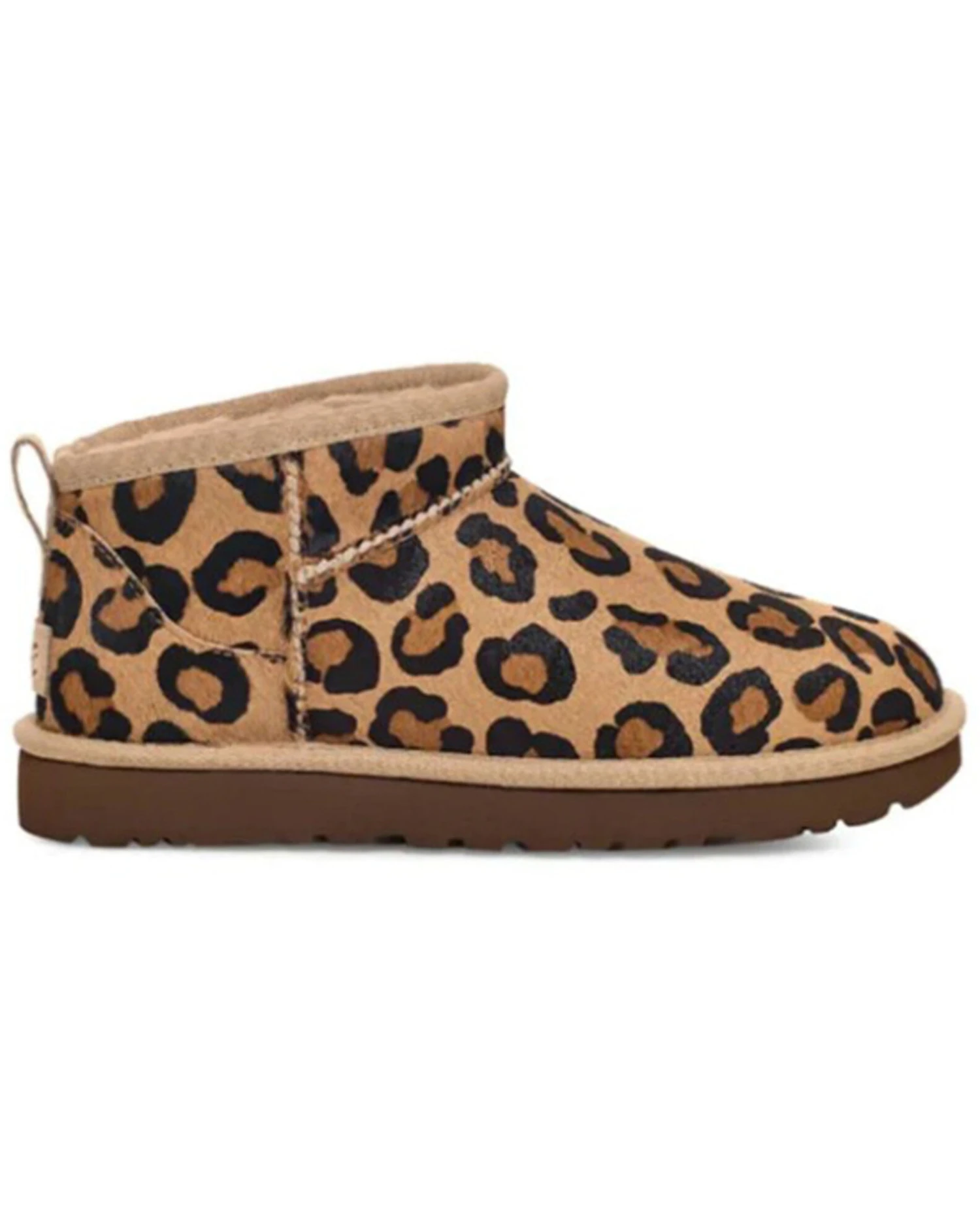 UGG Women's Leopard Print Classic Ultra Mini Spotty Boots - Round Toe - Image 5