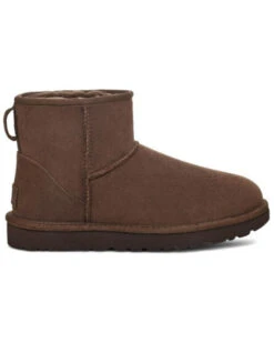UGG Women's Classic Mini II Lined Short Suede Boots - Round Toe