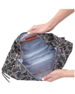 Hobo Women's Paulette Pixel Snake Print Shoulder Bag