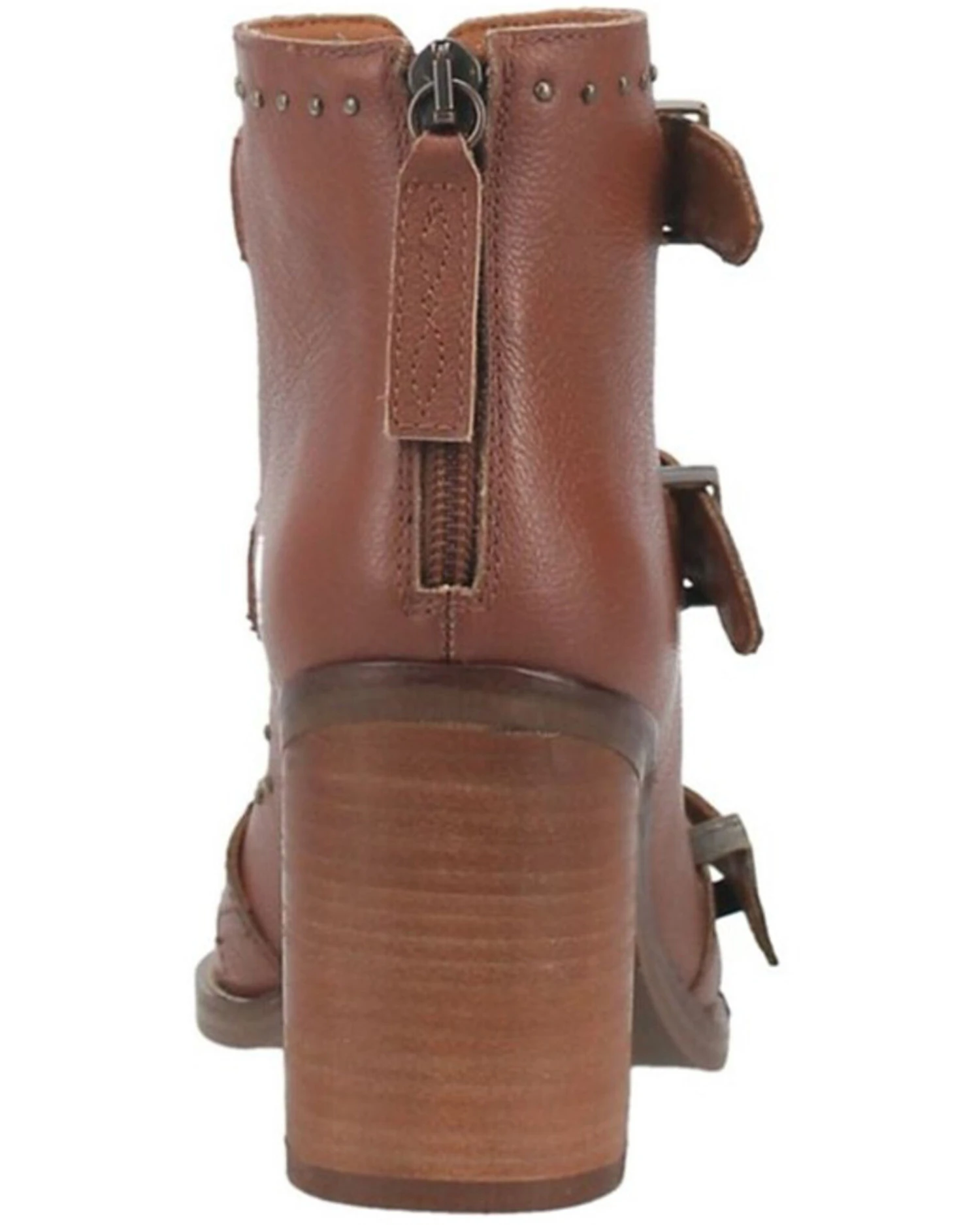 Dingo Women's Ziggy Leather Studded Buckle Sandals - Image 5