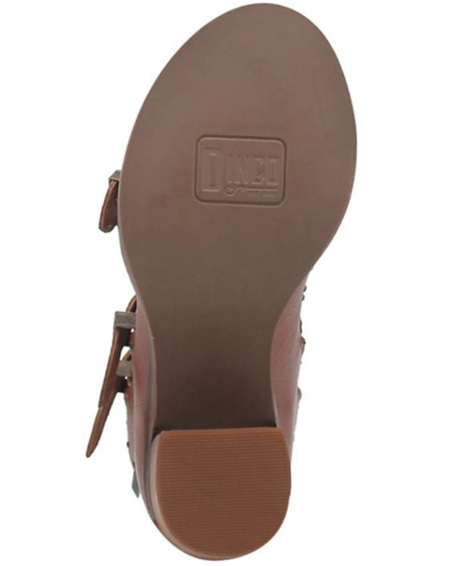 Dingo Women's Ziggy Leather Studded Buckle Sandals - Image 3