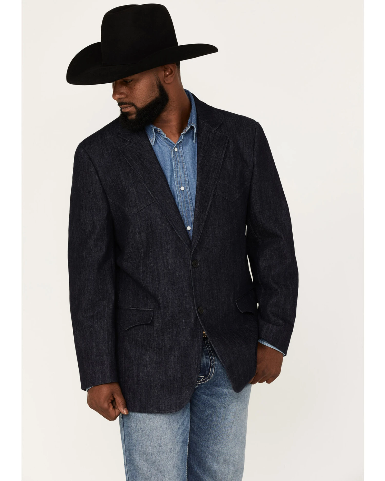 Cody James Men's Kentucky Denim Blazer - Image 4