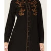 Roper Women's Western Embroidered Shirt Dress