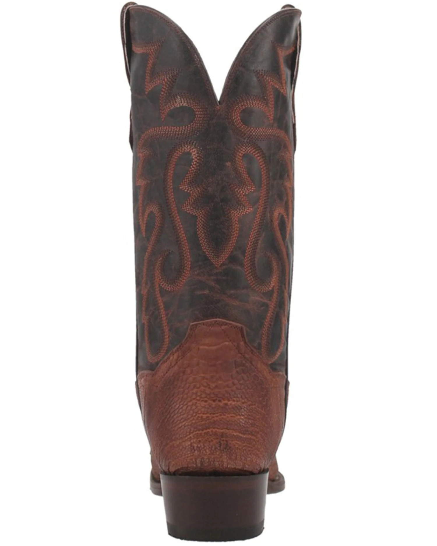 Dan Post Men's Sprinter Ostrich Leg Exotic Western Boots - Square Toe - Image 4