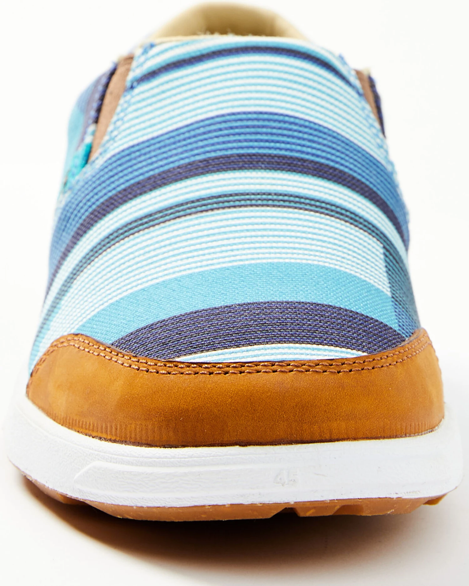 RANK 45 Women's Multi Stripe Casual Shoe - Round Toe - Image 7