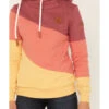 Wanakome Women's Selene Color Block Cowl Neck Hoodie