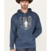 Cowboy Hardware Men's Tough As Nails Skull Graphic Hooded Sweatshirt