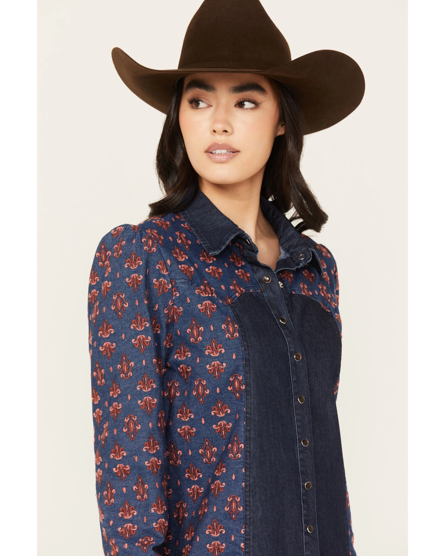 Maggie Sweet Women's Cora Color Block Shirt Dress - Image 2