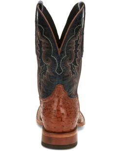 Tony Lama Men's Murillo Smooth Ostrich Western Boots - Broad Square Toe