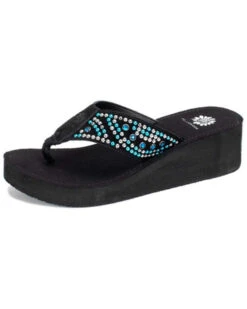 Yellow Box Women's Trixy Flip-Flip Wedge Sandal