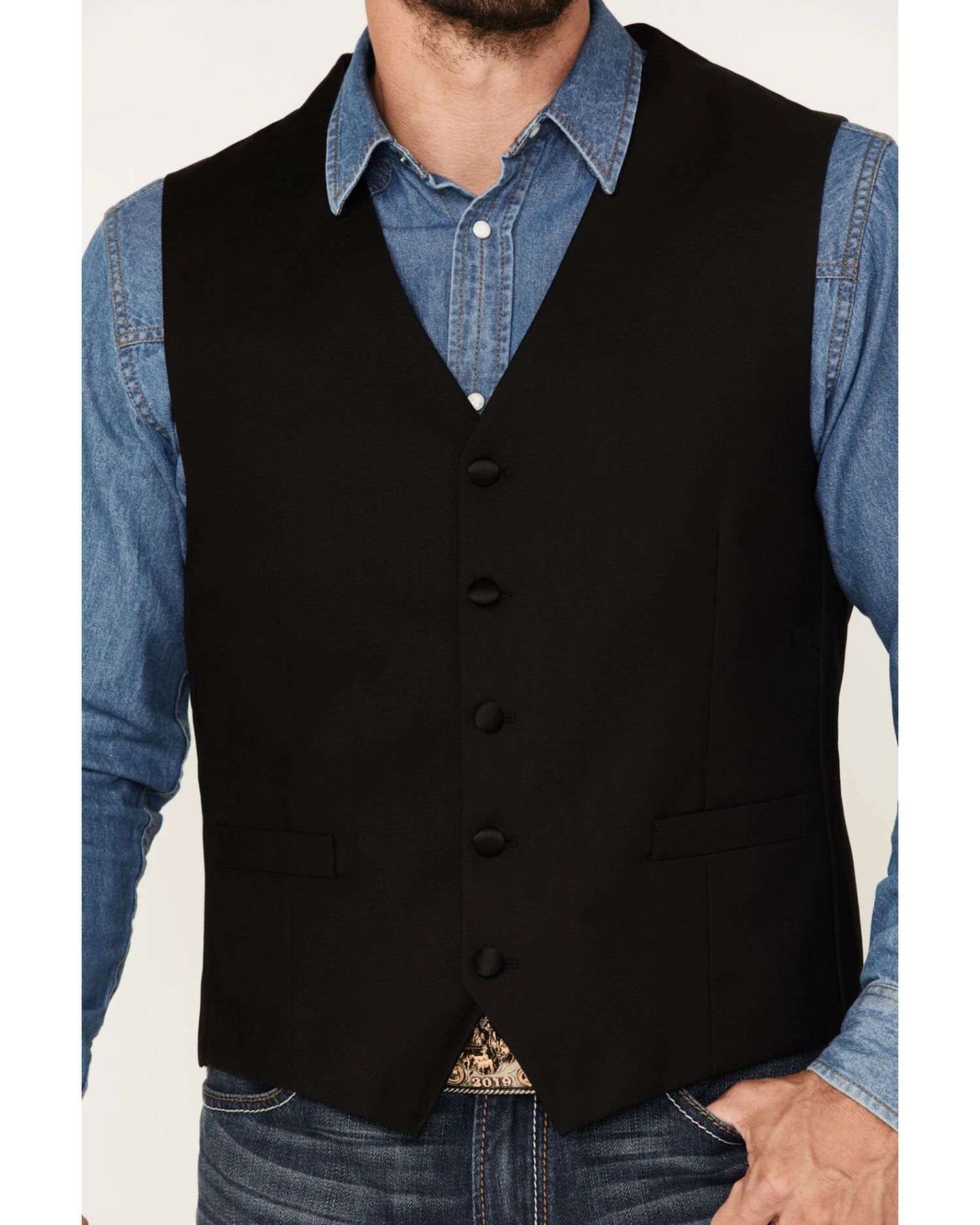 Cody James Men's Jackson Western Tux Vest - Image 2