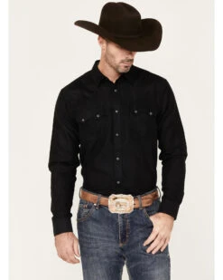 Moonshine Spirit Doe Skin Long Sleeve Snap Western Shirt