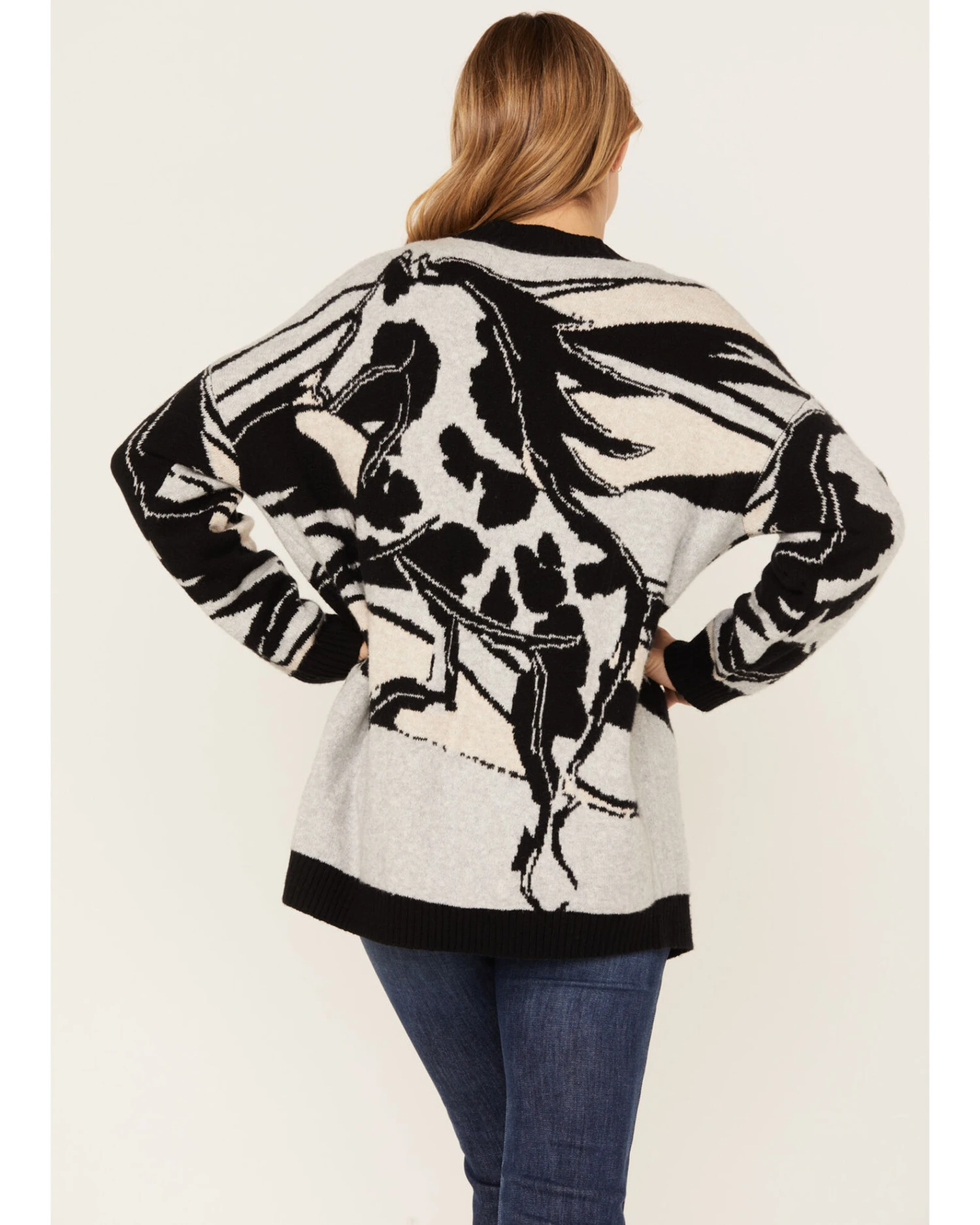 Idyllwind Women's Alice Floral Abstract Cardigan - Image 3