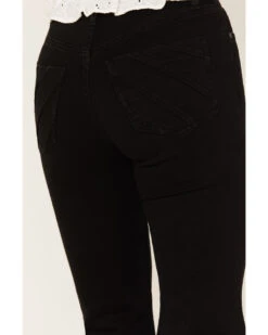 Shyanne Women's High Rise Super Flare Tulip Jeans