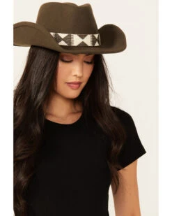 Nikki Beach Women's Moss Kaia Beaded Fedora Hat