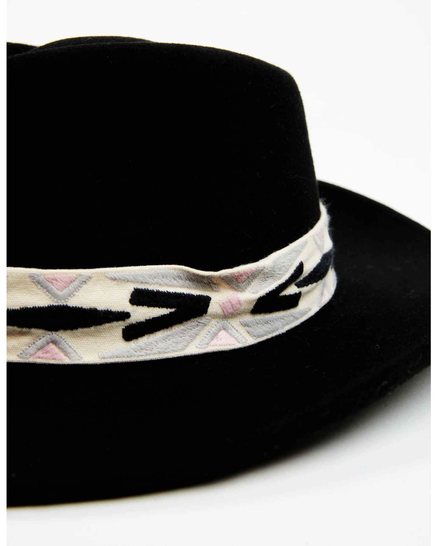 Nikki Beach Women's Black New Moon Fedora Hat - Image 2