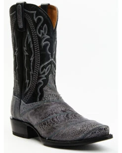 Dan Post Men's Exotic Ostrich Leg Western Boots - Snip Toe