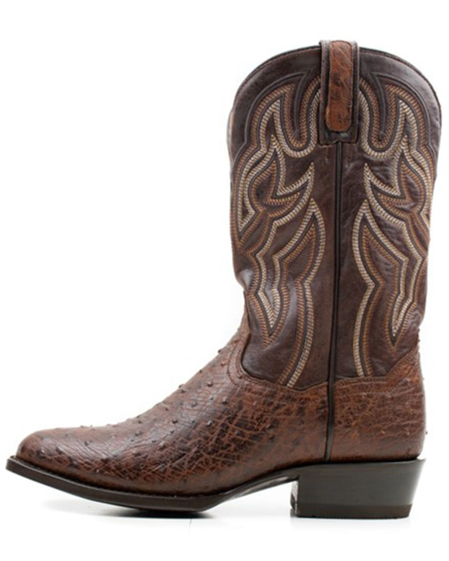 Dan Post Men's 12" Hand Quill French Exotic Western Boots - Medium Toe - Image 2