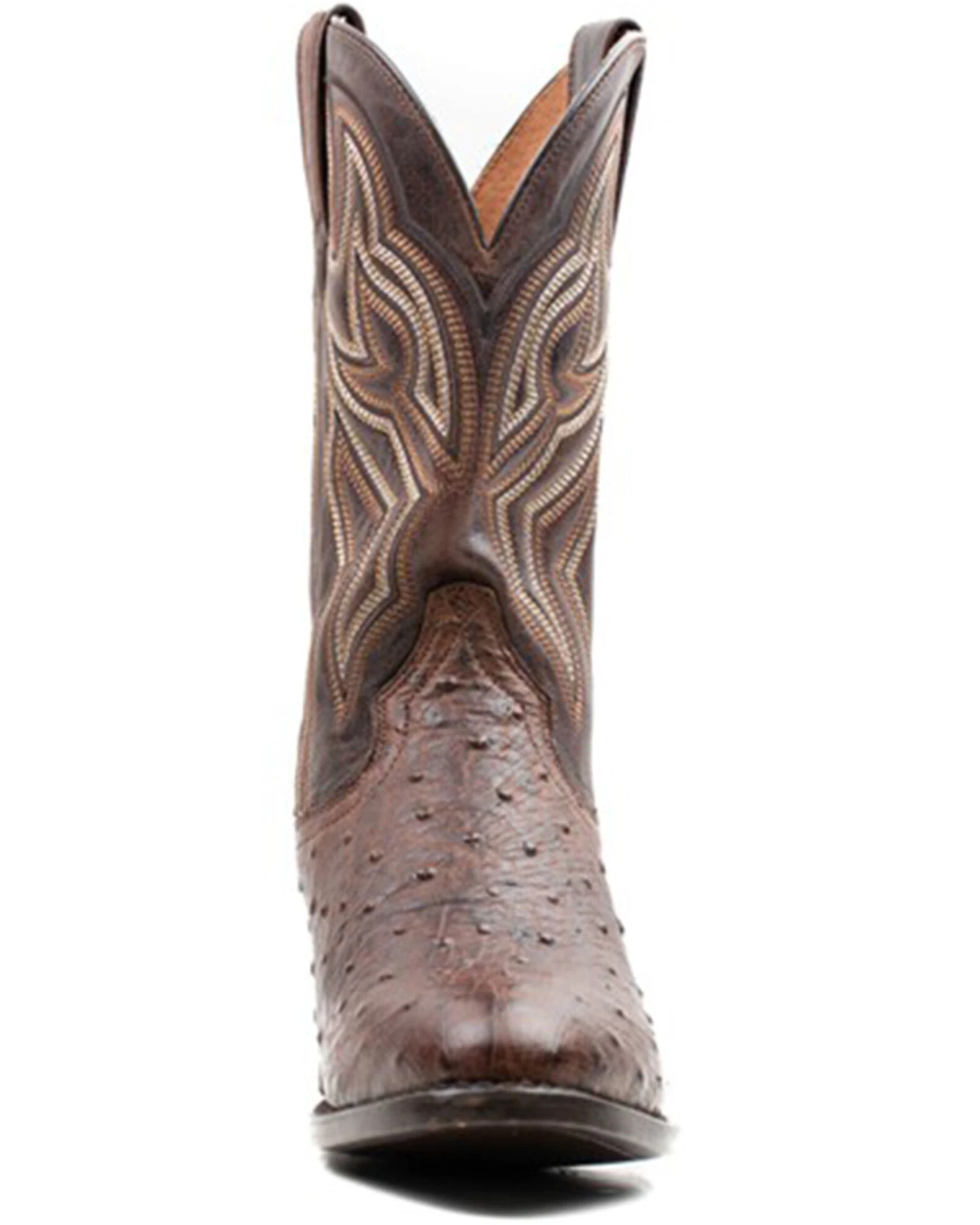 Dan Post Men's 12" Hand Quill French Exotic Western Boots - Medium Toe - Image 3