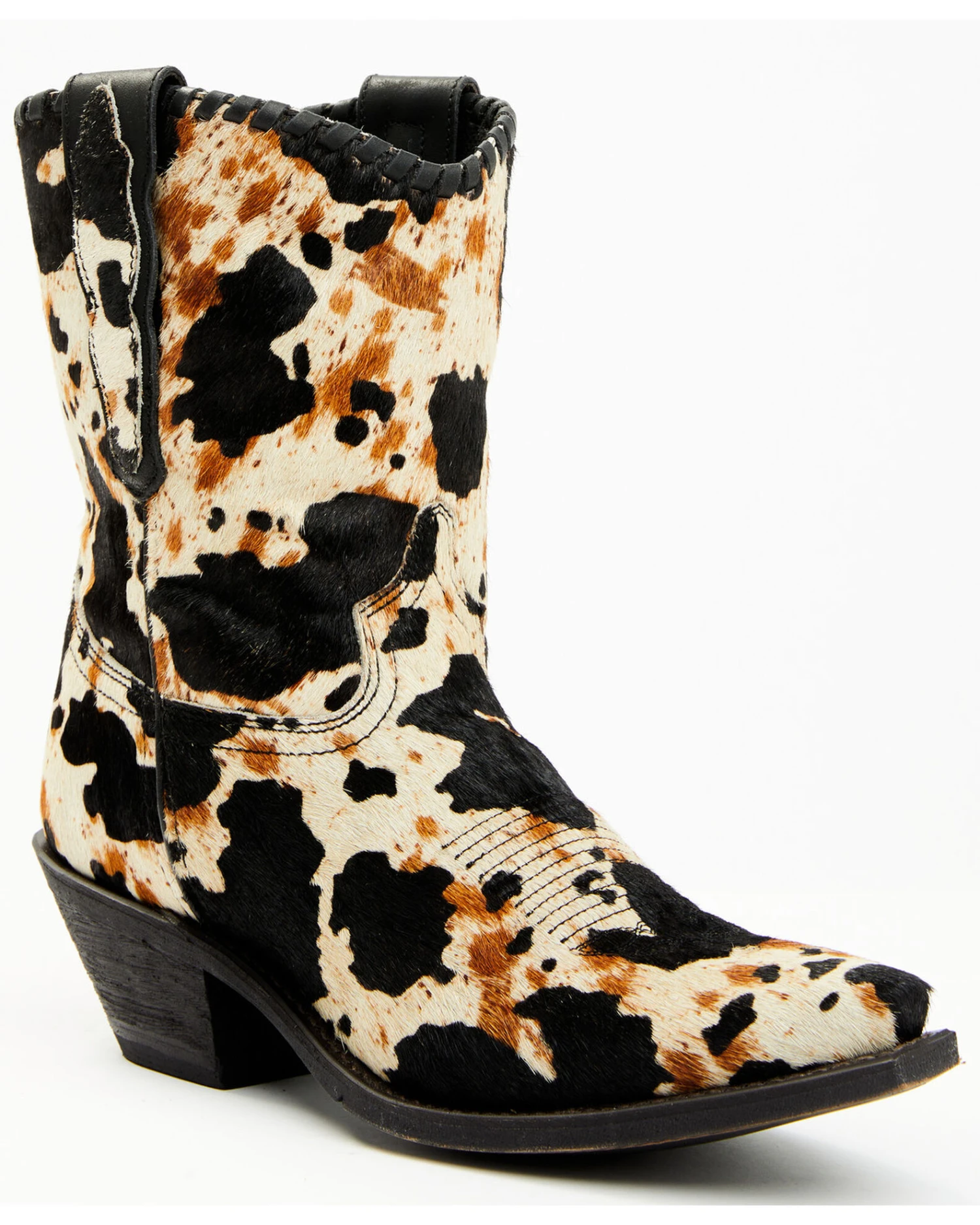 Laredo Women's Carleigh Hair On Hide Western Fashion Booties - Snip Toe - Image 2