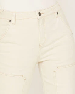 Cleo + Wolf Women's High Rise Relaxed Straight Jeans