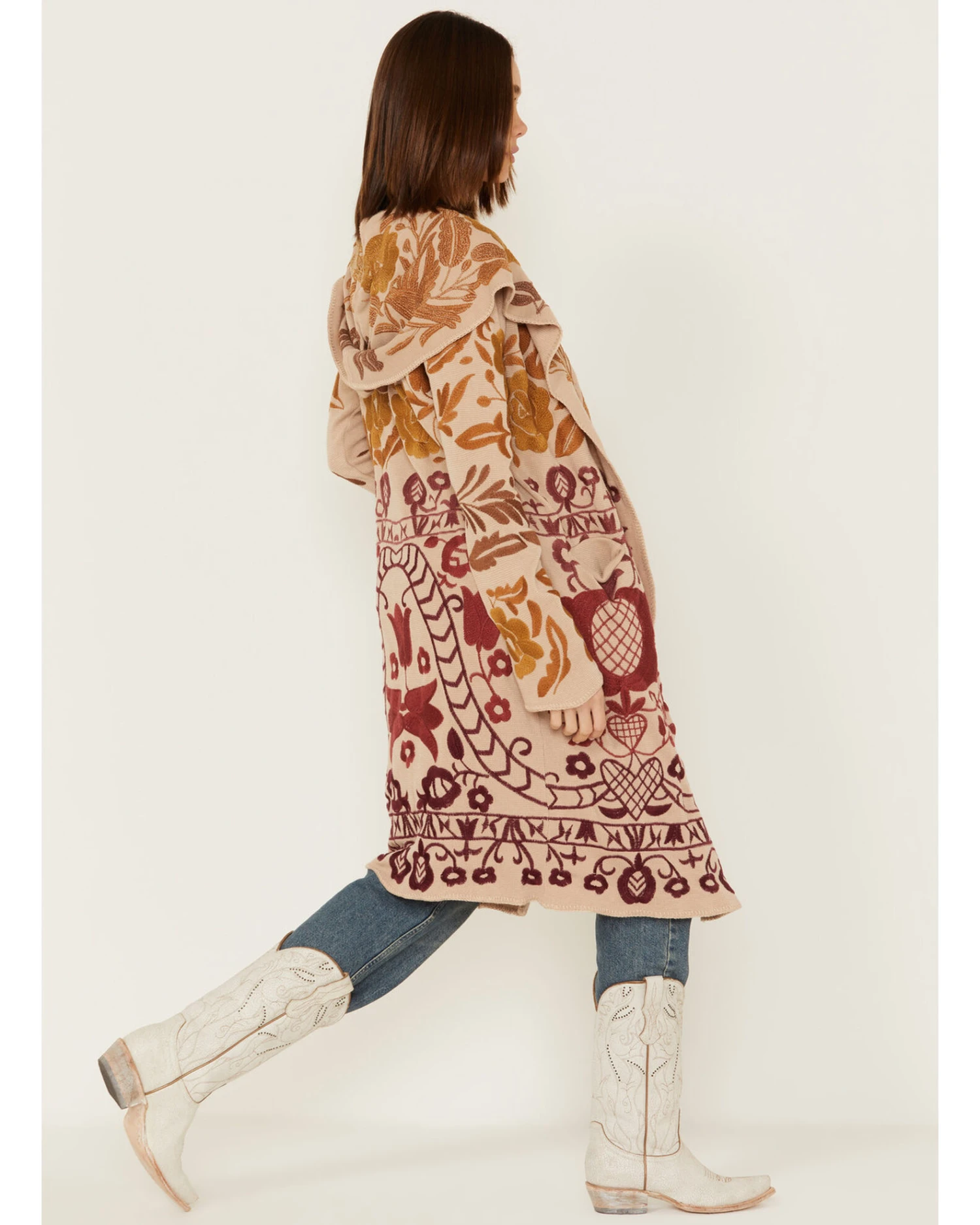 Johnny Was Women's Floral Embroidered Selene Duster - Image 2