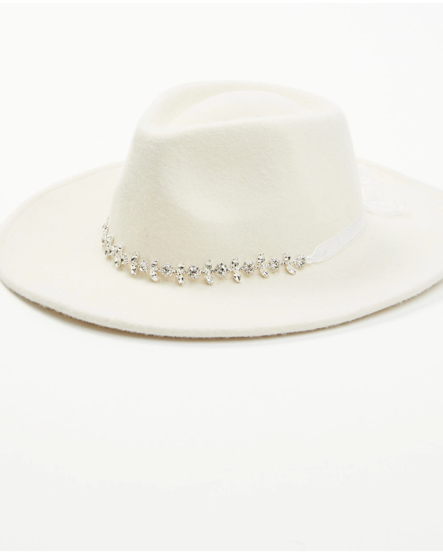 Nikki Beach Women's Cassini Crystal Rhinestone Fedora Hat