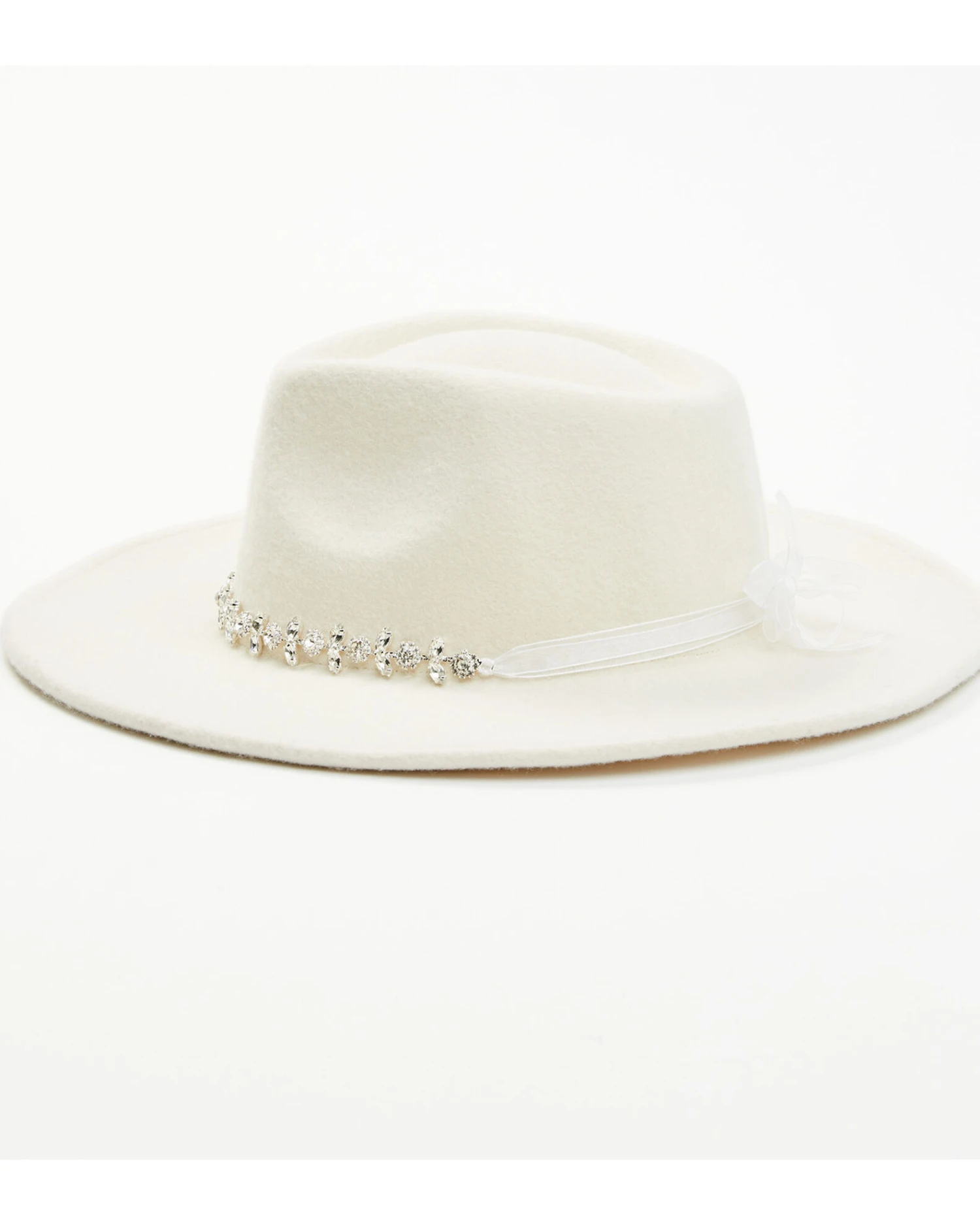 Nikki Beach Women's Cassini Crystal Rhinestone Fedora Hat - Image 3