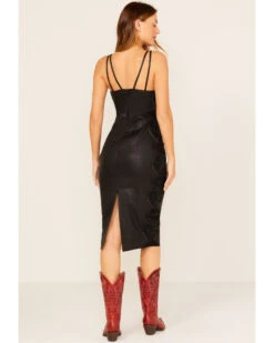 Wonderwest Women's Studded Leather Dress