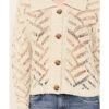 Cleo + Wolf Women's Cropped Boxy Cardigan