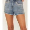 Idyllwind Women's Shiloh Drive Light Wash High Rise Rhinestone Studded Shorts