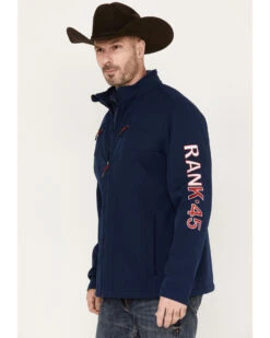 RANK 45 Men's Arlington Embroidered Softshell Jacket