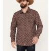 Moonshine Spirit Men's Gypsy Print Long Sleeve Western Snap Shirt