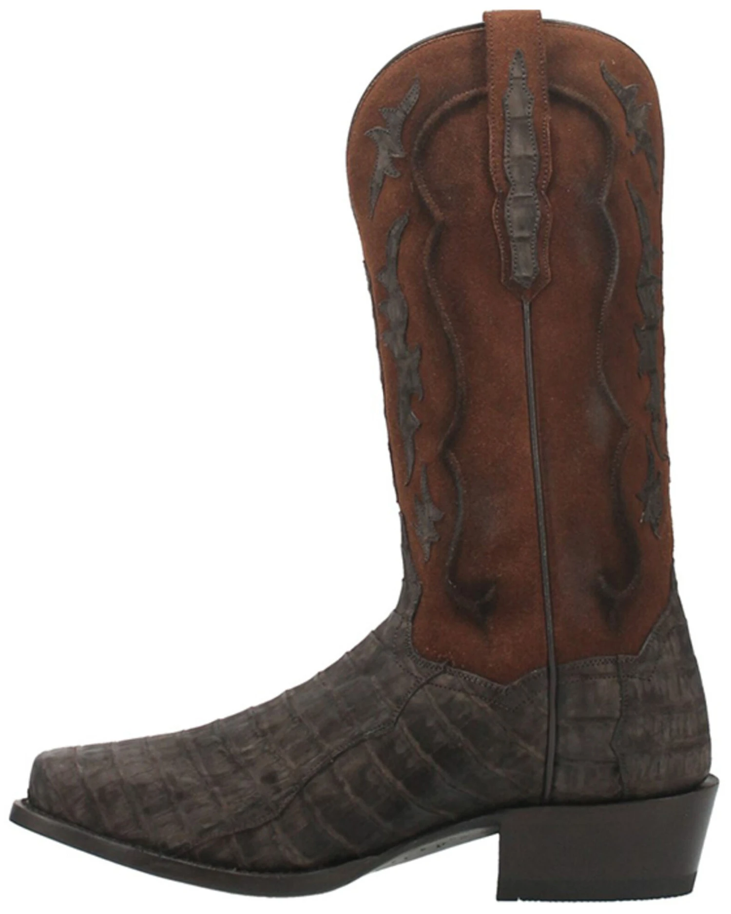 Dan Post Men's Socrates Exotic Caiman Tall Western Boots - Square Toe - Image 6