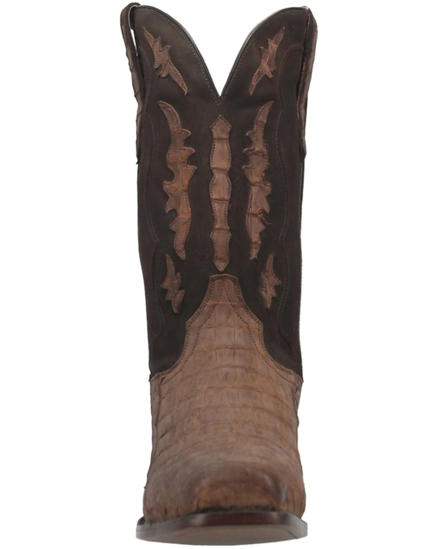 Dan Post Men's Stalker Exotic Caiman Western Boot - Square Toe - Image 4