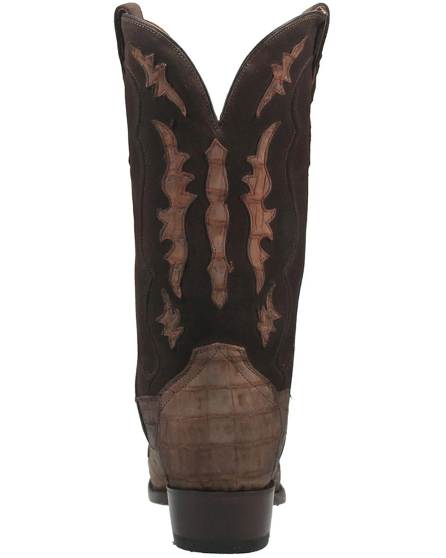 Dan Post Men's Stalker Exotic Caiman Western Boot - Square Toe - Image 5