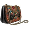Mary Frances Use Your Imagination Multicolored Beaded Crossbody Handbag