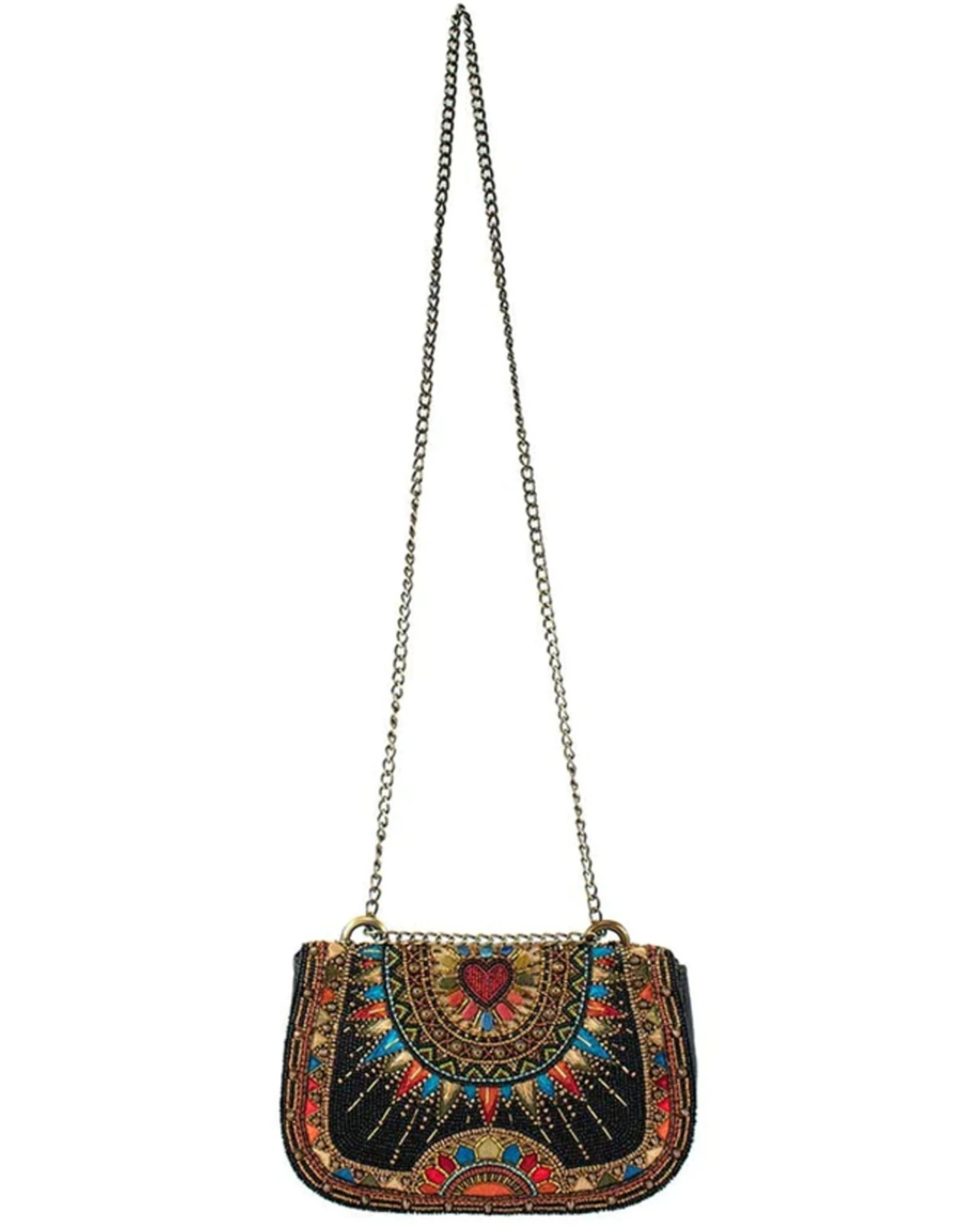 Mary Frances Use Your Imagination Multicolored Beaded Crossbody Handbag - Image 3