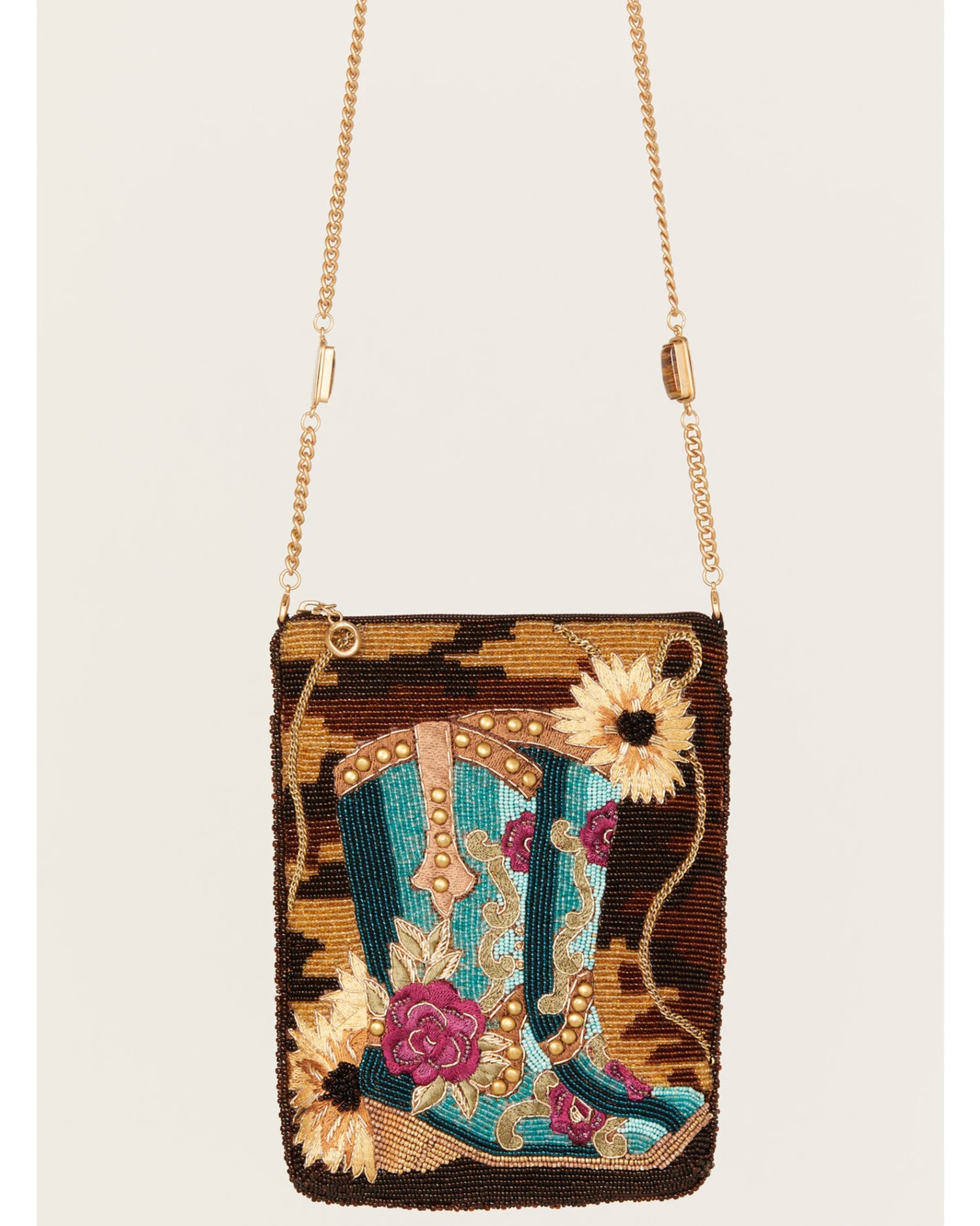 Mary Frances Kickin' Around Beaded-Boot Crossbody Mini Handbag - Image 2