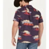 Cinch Men's Camp Tumbleweed Red Rock Scenic Short Sleeve Button Down Shirt