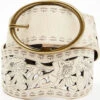 Shyanne Women's Scalloped Floral Cut Out Waist Belt
