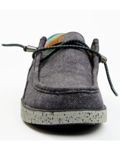 RANK 45 Men's Griffin Herringbone Western Casual Shoes - Moc Toe