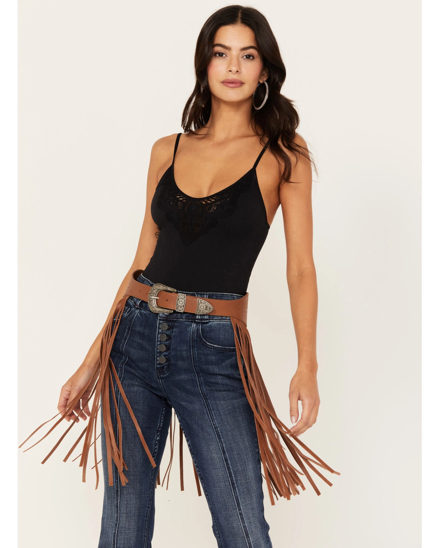 Idyllwind Women's Raleigh Fringe Western Belt - Image 2