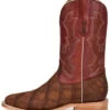Corral Men's Exotic Alligator Embroidered Western Boots - Broad Square Toe
