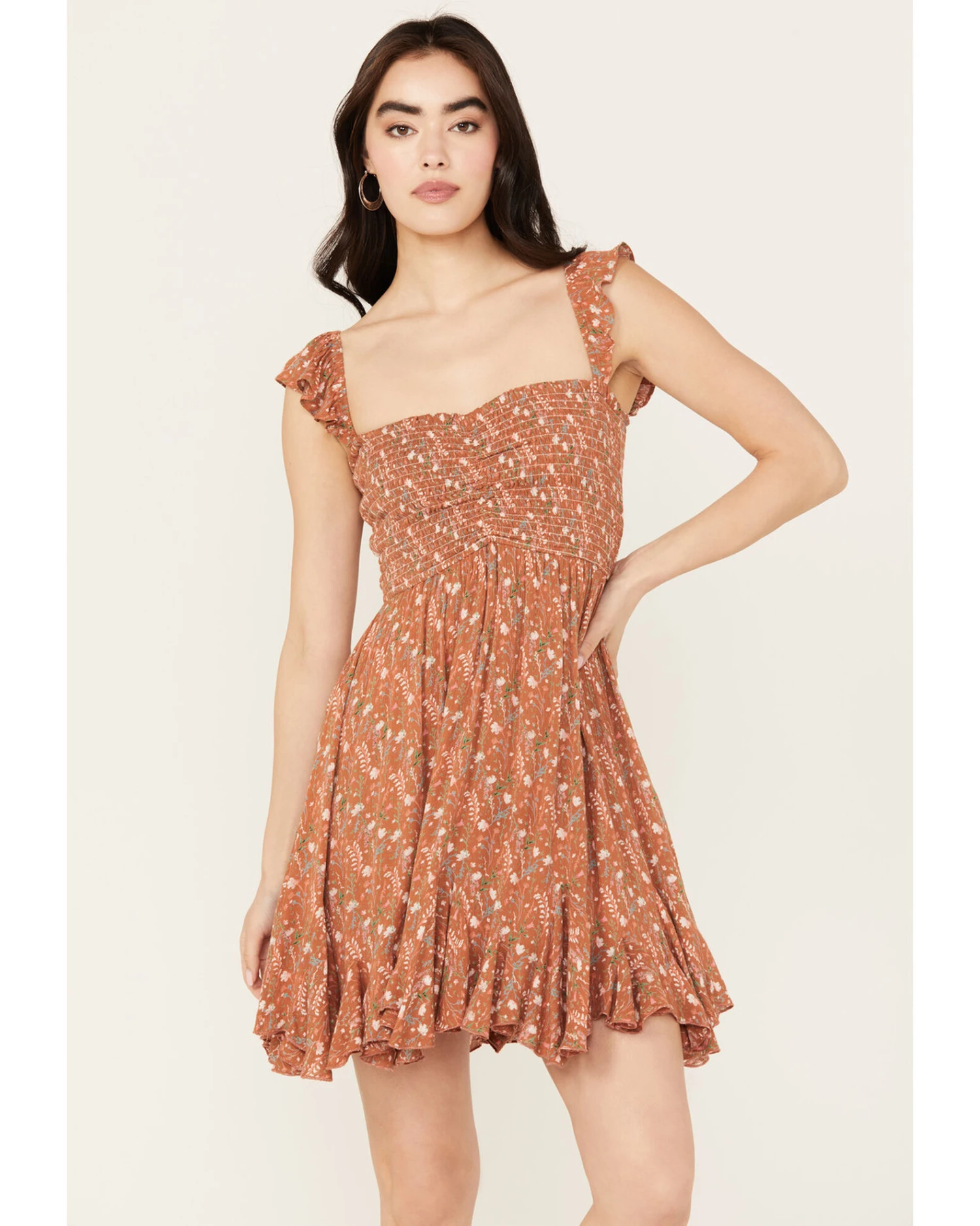 Rock & Roll Denim Women's Floral Print Dress - Image 3