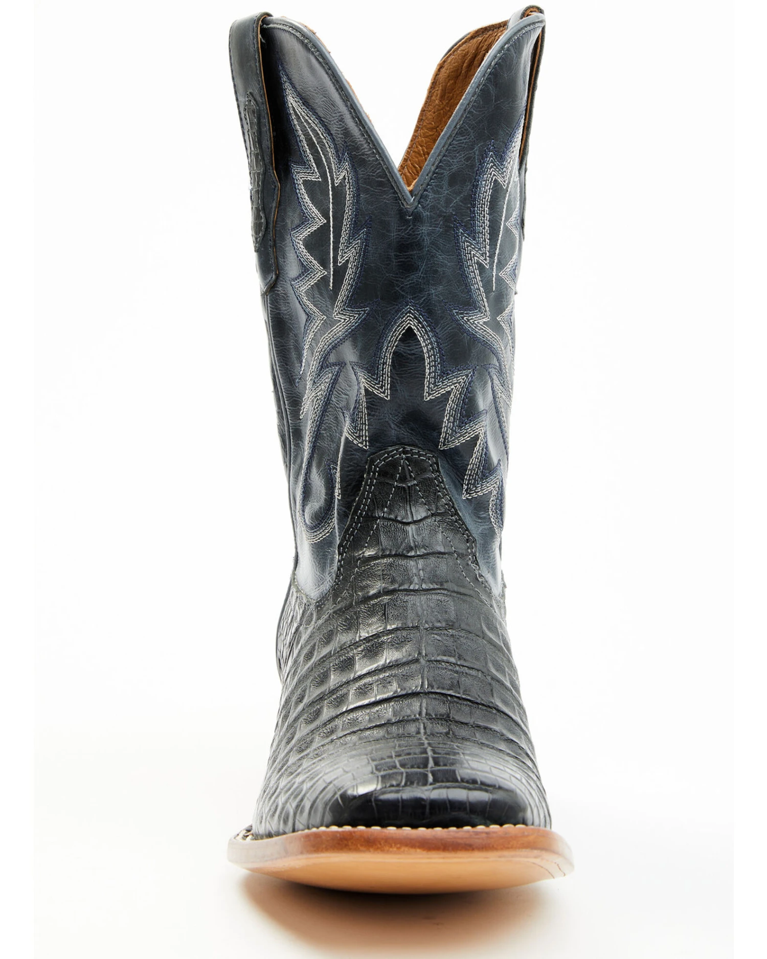 Cody James Men's Exotic Caiman Belly Western Boots - Broad Square Toe - Image 7
