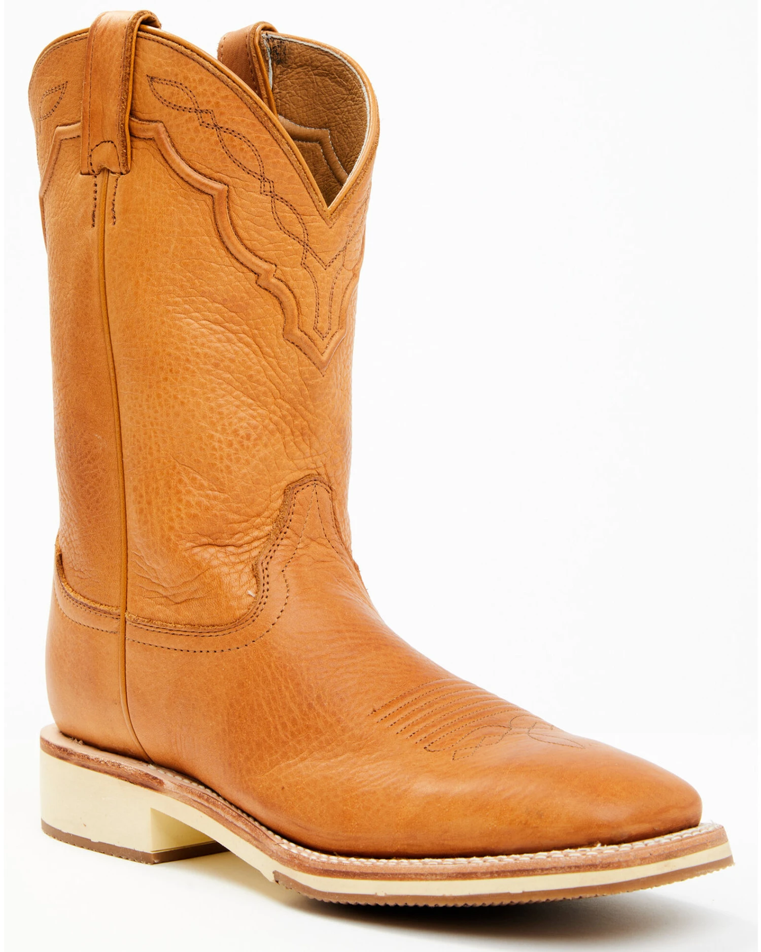 RANK 45 Men's Crepe Western Performance Boots - Broad Square Toe - Image 7