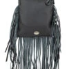 American West Women's Studded Fringe Handbag